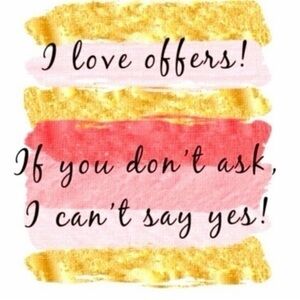 I Love Offers 😊 Don’t forget to bundle and save on shipping. one shipping rate!